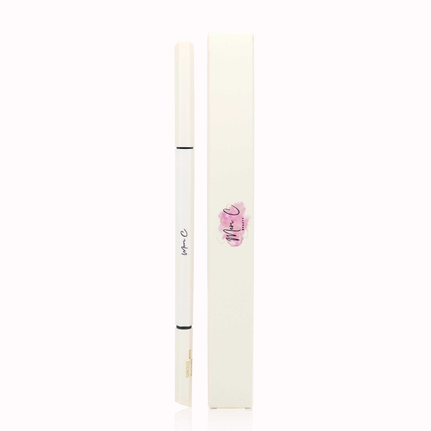 Vegan Waterproof Dual-ended Ultra Fine Eyebrow Pencil - Mocha Brown